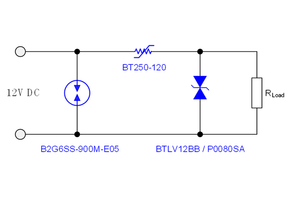 三星安防摄像头电源保护方案 12VDC：13KV 8/20us